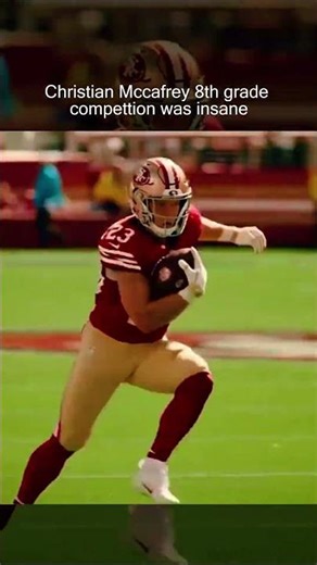 christian mccaffrey in 8th grade… competition was absolutely insane