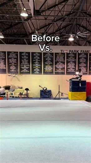 Before & After of my floor routine😎 #gymnastics #sport #athlete #olympics