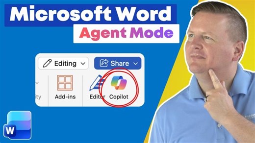 Getting Started with Create with Copilot (Agent Mode) in Word | Devin Knight