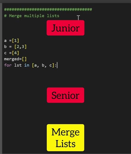 Merging lists in Python