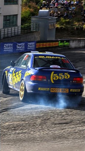 The iconic sound of the Subaru Impreza GC8 555 Group A😍 #rally #subaru #impreza #555 #gc8