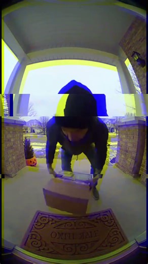 Doorbell Camera Records Porch Pirate Steal Bait Package Box Exploding