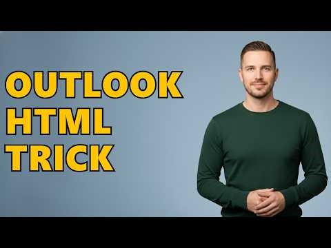 How To Send HTML Email In Outlook 2016?