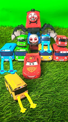 Satisfying & Review Tayo the Little Bus Set Toys, Yes No Rogi Robot, Thomas Scary & Mcqueen #toys