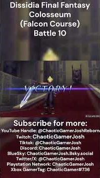 Dissidia Final Fantasy Battle Replays - Colosseum (Falcon Course) Battle 10