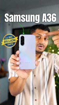 SAMSUNG A36 5G Review⚡️ Best Samsung Phone Under 25000 in Flipkart Big billion day sale 2026