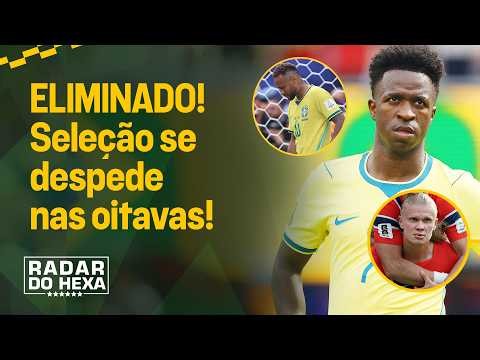 AO VIVO! TUDO QUE ROLOU NA ELIMINAÇÃO DA SELEÇÃO BRASILEIRA PRA NORUEGA NA COPA DO MUNDO!
