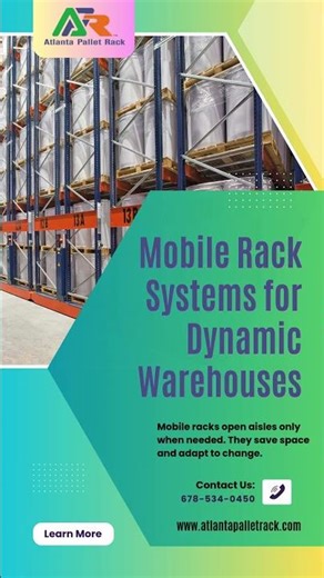 Mobile Pallet Rack Systems: Increase Warehouse Storage Capacity Without Expanding #storagesolutions