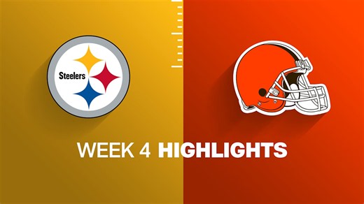 Steelers vs. Browns highlights | Week 4