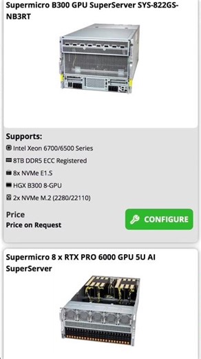 Supermicro SYS-1029P-WT | Compatible GPUs | #aigpuserver #nvidia #gpu #t4 #supermicro #server #ai