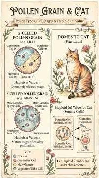 2-Celled Pollen Stage & 3-Celled Pollen Stage