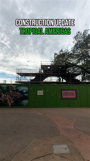 Construction Update from Tropical Americas at Animal Kingdom 👷🚧🏗️