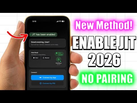 Enable JIT on ANY iPhone in 2026 | iOS 18–26 (New Method)
