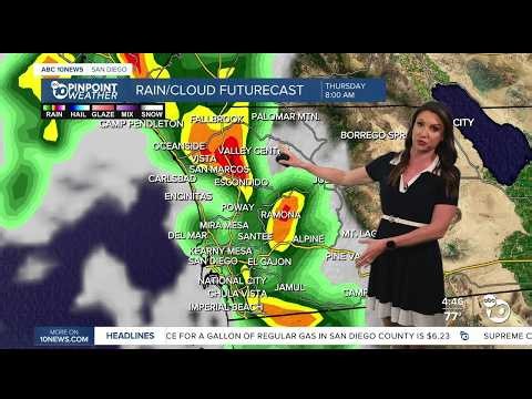 ABC 10News Pinpoint Weather with Meteorologist Megan Parry