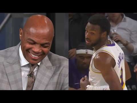 Chuck says they can't talk bad about Bronny otherwise LeBron will pull up on them 😂