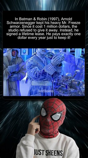 Batman and Robin 1997 Arnold Schwarzenegger Mr Freeze Armor Lifetime Lease Detail
