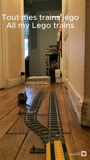 LEGO Train Stop Motion 🚆 | All My LEGO Trains Collection #lego