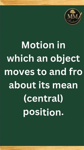 Oscillatory Motion #motion #class9physics