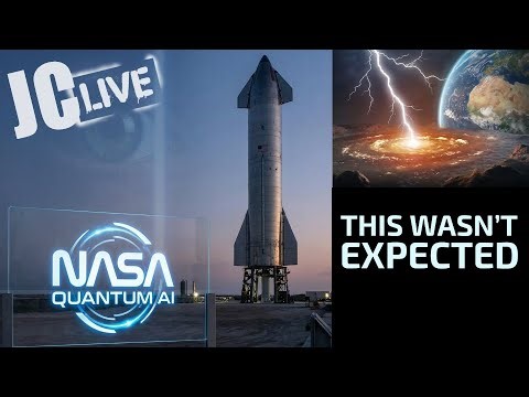 JCLIVE Show - What NASA’s AI Found In An Asteroid Explains SpaceX Starship & Origin Of Life