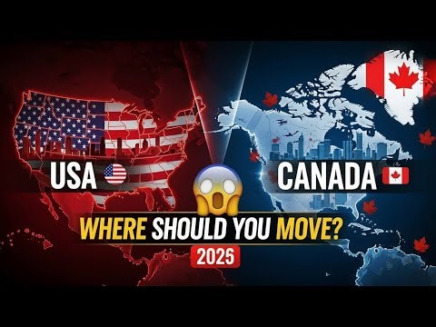 USA vs Canada: Where Should You Move in 2025? 😱
