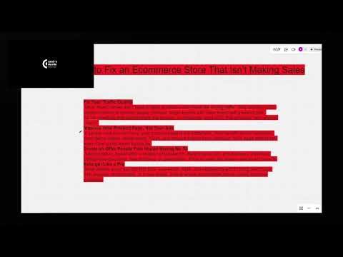 Top 4 Ways To Fix An Ecommerce Store That Isn't Making Sales