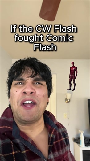If the CW Flash fought Comic Flash #theflash #flash #comics #dc | comic