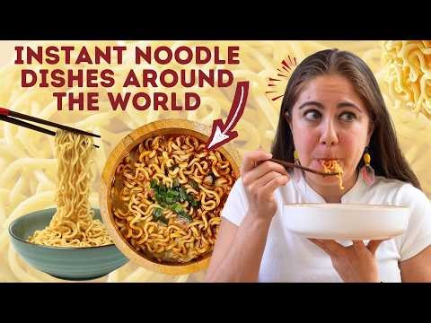 MEET THE TWINS! & 5 NEW Instant Noodle Dishes to Try