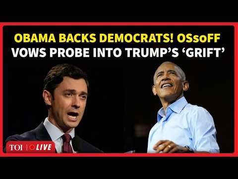 LIVE: Obama, Ossoff Take Aim At Trump! Explosive Corruption Warning Rocks Georgia Rally