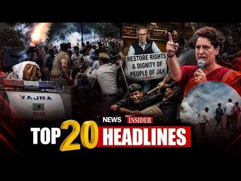 #watch: SuperFast Top 20 Headlines | News Insider 24x7