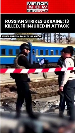 Russian Strikes Ukraine: 13 Killed, 10 Injured In Deadly Attack On Railway Station In Dnipro #shorts