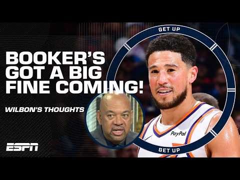 Michael Wilbon REACTS to Devin Booker calling out ref by name 🗣️ 'NOT GOING DOWN WELL!' | Get Up