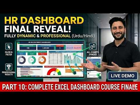 Excel Dashboard Slicers Tutorial in Urdu | Interactive Dashboard Filters | Bilal Jawaid | Part 10/10