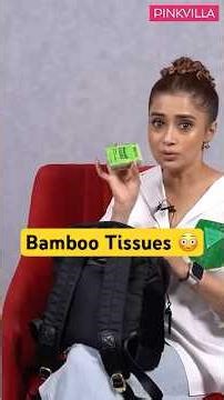 Tina Datta Has Bamboo Tissues In Her Bag 🤯😲 Reveals More Essentials #shorts #fashion #bollywood