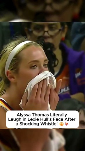 Watch Alyssa Thomas Get Away With a Savage Elbow and Taunt Lexie Hull!🤫#caitlinclark #wnbahighlights