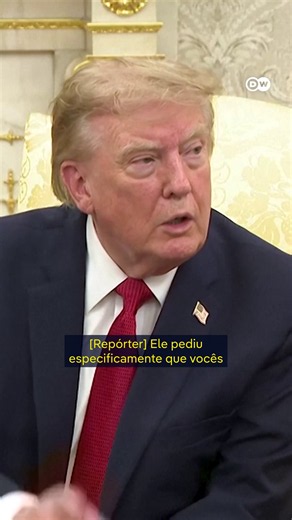 Trump manda repórter da CNN se calar