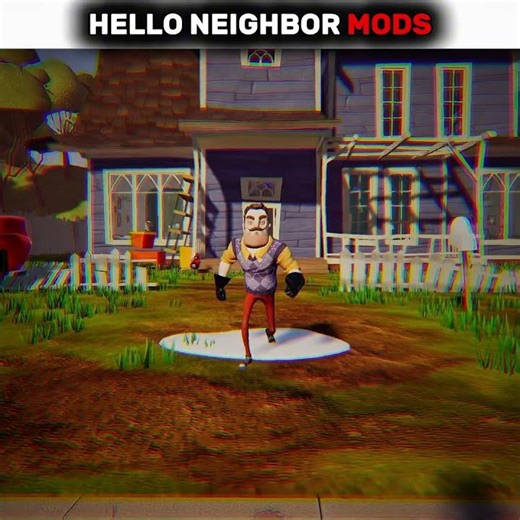 Hello Neighbor Original vs With Mods ☠️ P7 - Hello Neighbor Edit | VEM NO PIQUE (Ultra Slowed)