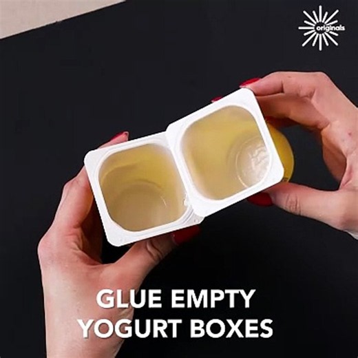 A Fun Recycling DIY: Turn Yogurt Cups into Awesome Gift Boxes for Kids!" 🎁✨🌟