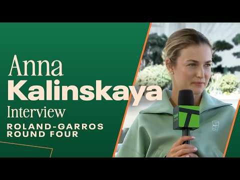 Anna Kalinskaya says dog Bella had to leave her match after barking 🤭 | 2026 Roland Garros