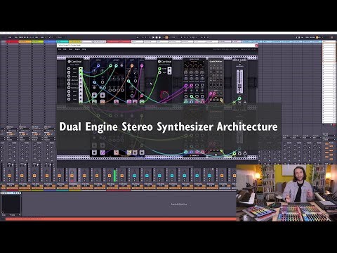 Dual Engine Stereo Synthesizer Architecture and modular synthesizer basics