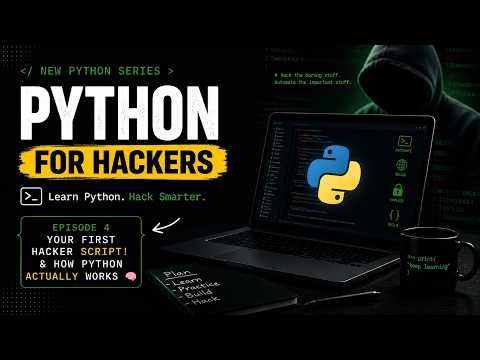 Python for Hackers 🔥 Episode 4 | Your First Hacker Script! 🔥 & How Python ACTUALLY Works
