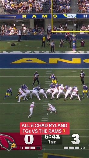 Chad Ryland field goals vs Rams: all 6 made | AZ Cardinals