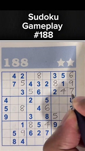 Sudoku Gameplay Medium Level | Math Tutor Edu | Sudoku 188