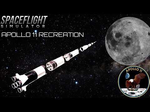 LIVE 🔴 | APOLLO 11 RECREATION in Space Flight Simulator