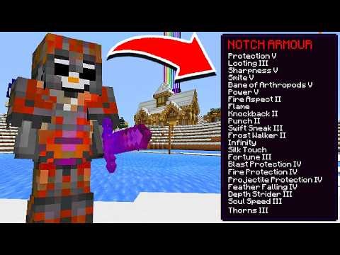 I Got Notch Armour in Minecraft Hardcore