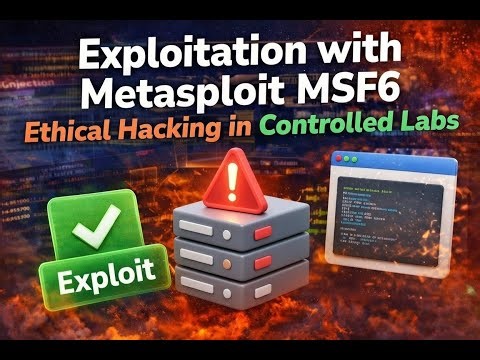 Exploitation with Metasploit MSF6 | Ethical Hacking in Controlled Labs