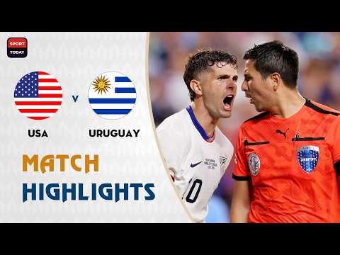 🔴 HIGHLIGHTS | USA vs Uruguay | End-To-End Thriller You Must See