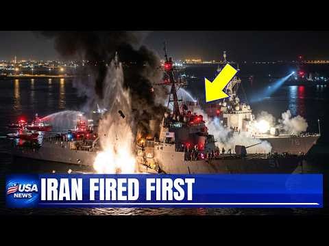 Iranian Fast Boats Swarmed a U.S. Navy Ship — 11 Minutes Later the Sea Was on Fire