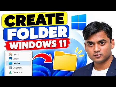NEW FOLDER | How to Create a Folder in Windows 11 | Tutorial for Beginners
