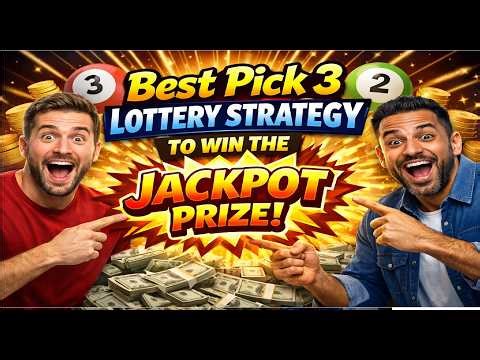 Best Pick 3 Lottery Strategy to win the Jackpot Prize! #pick3