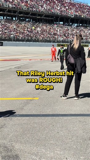 Riley Herbst's Horrendous Hit in Talladega Wreck | NASCAR